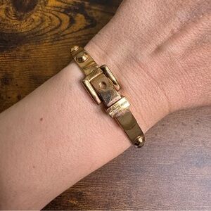 Michael Kors Belt Buckle Bracelet Rose Gold-Tone